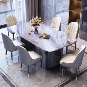 Designer Natural Marble Dining Table