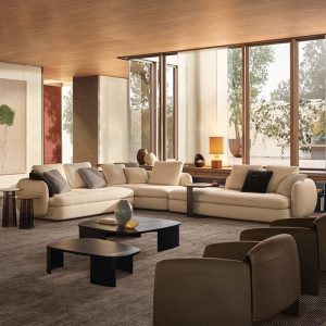 Poliform Design Fabric Sofa