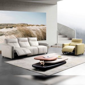 3 Seater Electronic Nano Leather Sofa
