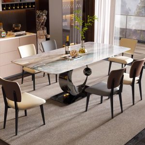 Designer Natural Marble Dining Table