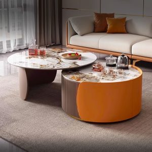 Glossy Sintered Stone Coffee Table