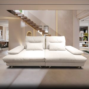 2 Seater Pet Friendly Fabric Push Back Sofa