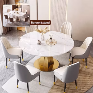Designer Extendable Sintered Stone Dining Table